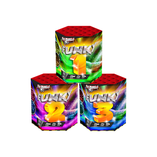 FUNKY 3 - 19'S ASSORTED CAKE