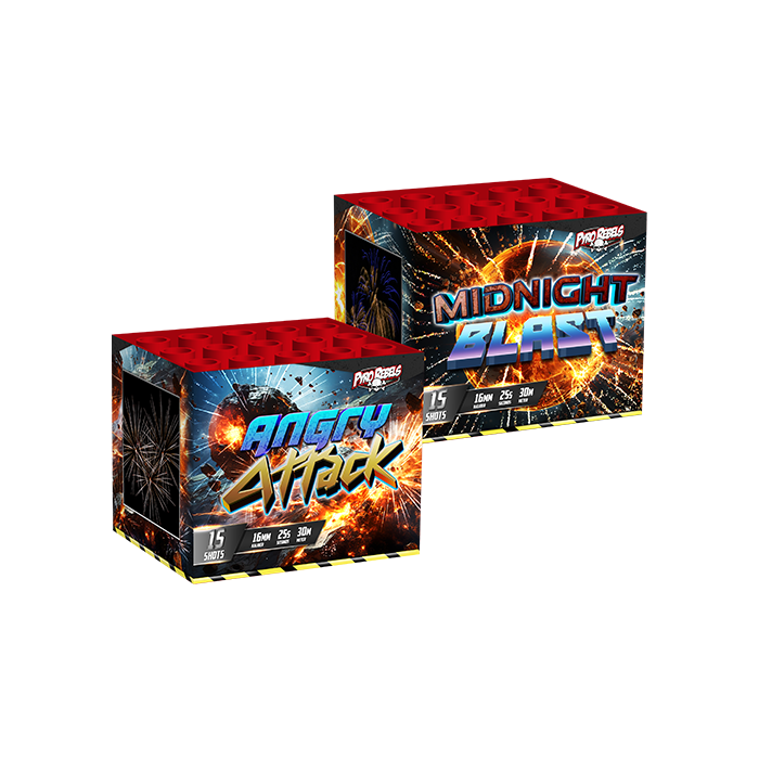 ANGRY ATTACK - MIDNIGHT BLAST 15 SHOTS