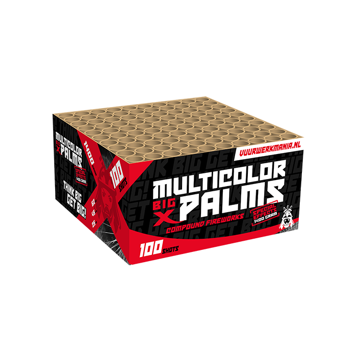 BIG X MULTICOLOR PALMS 100'S COMPOUND