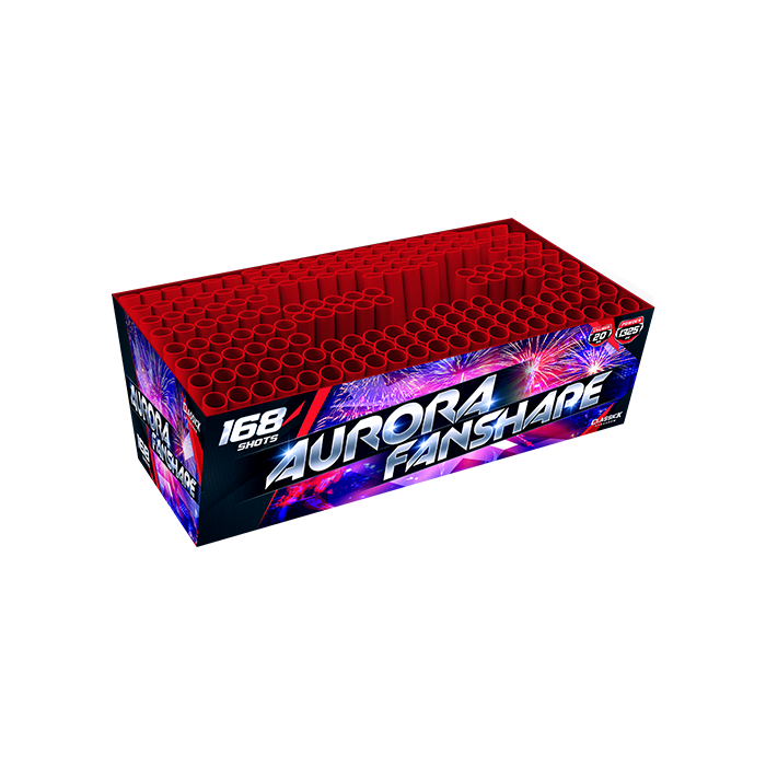 PYROSHOW AURORA FANSHAPE 168 SHOTS