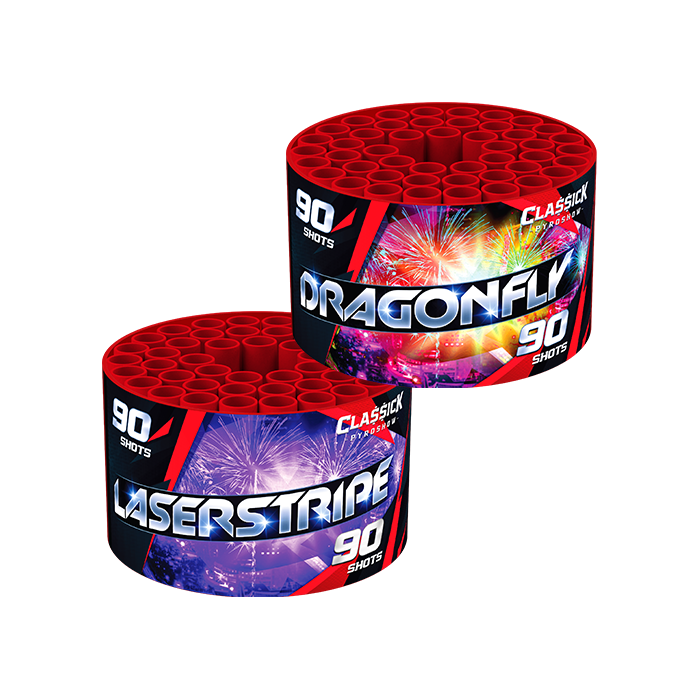LASERSTRIPE/ DRAGONFLY 2x 90 SHOTS