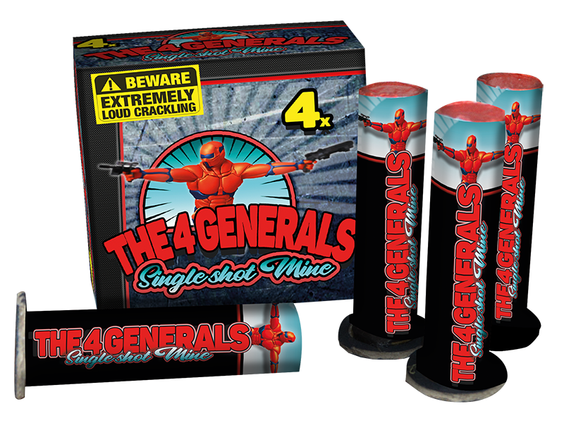 The generals (pakje van 4 generals)