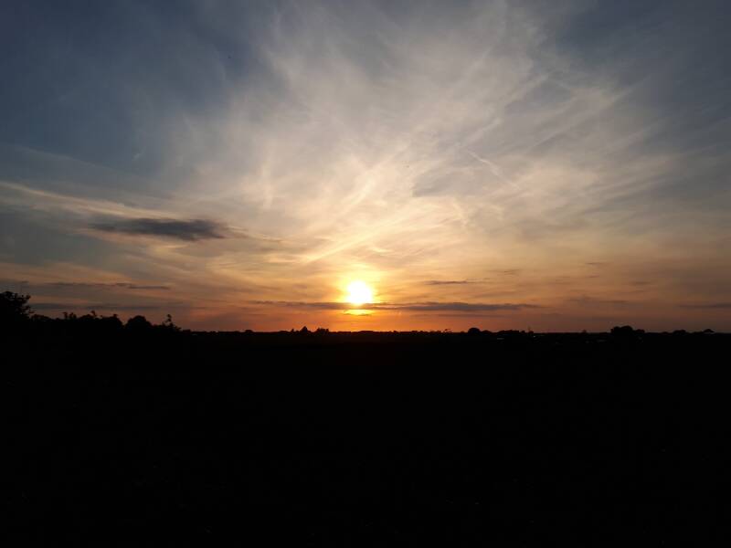 Sunset deeping st james lincolnshire