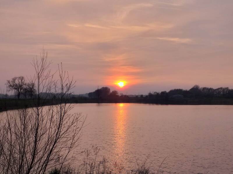 Sunset Maxey Cambridgeshire