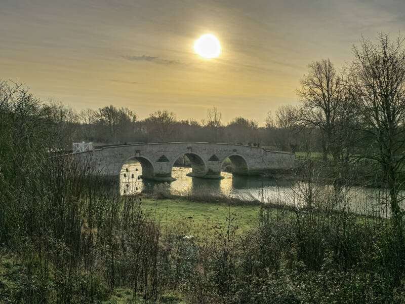Milton Ferry Bridge Peterborough Cambridgeshire