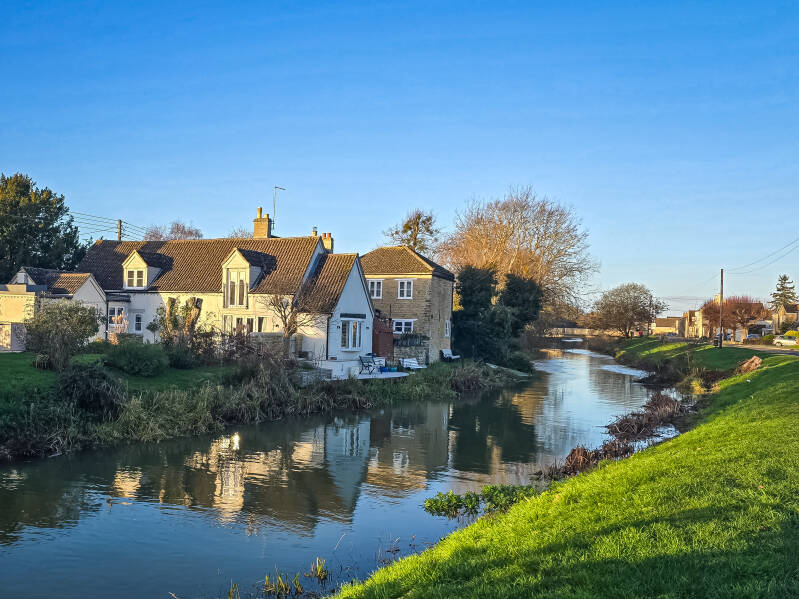 River welland deeping st james lincolnshire