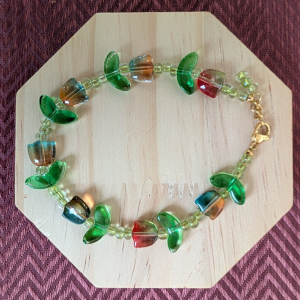Tulpen armband meerkleurig