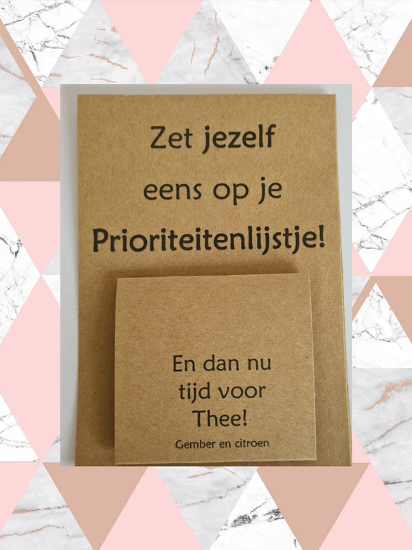 1022 zet je zelf eens op je prioriteiten lijstje