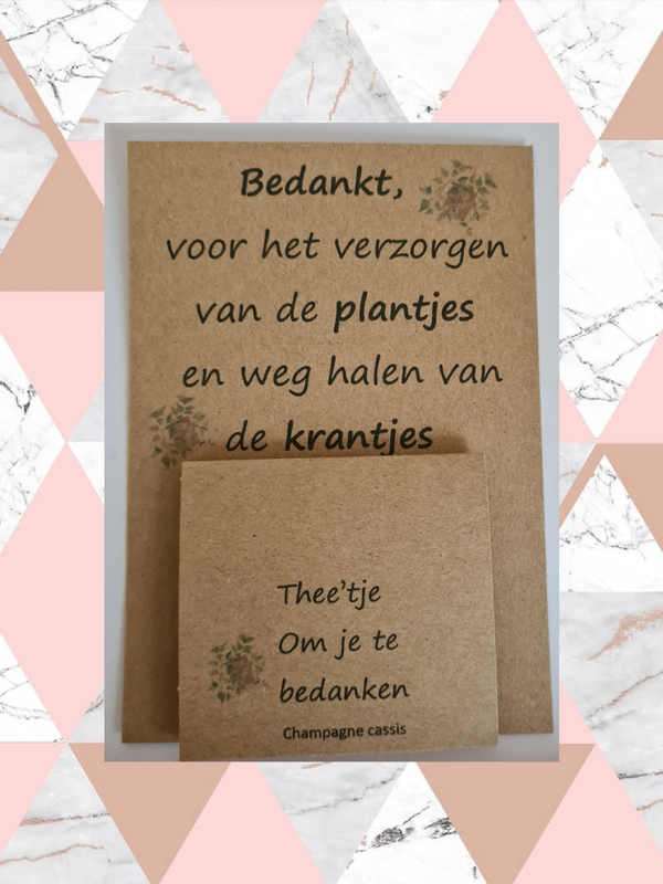 1051  bedankt voor de plantjes en krantjes