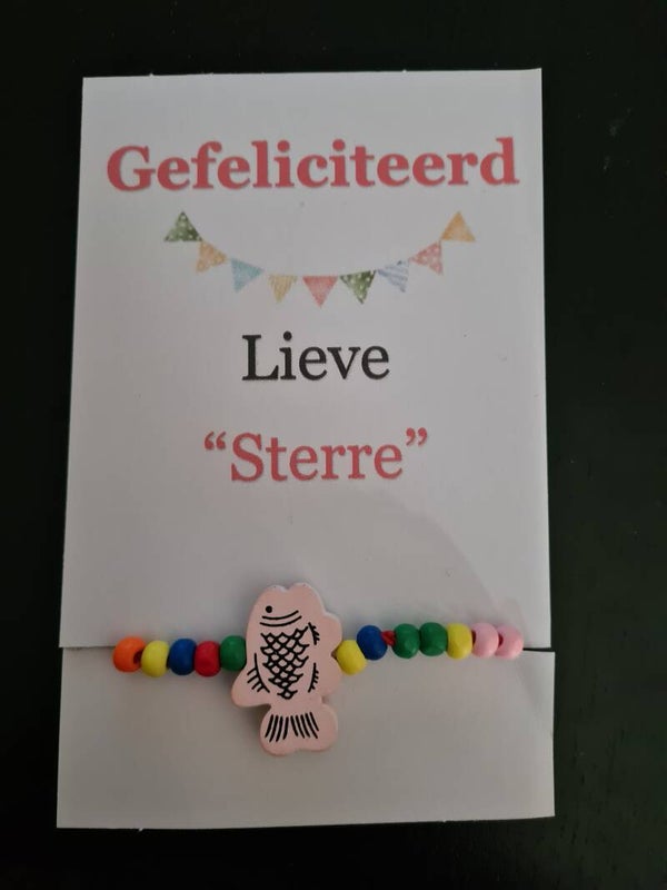 Kinderkaarten met armband