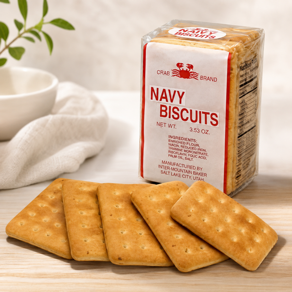 Crab Brand Navy Biscuits