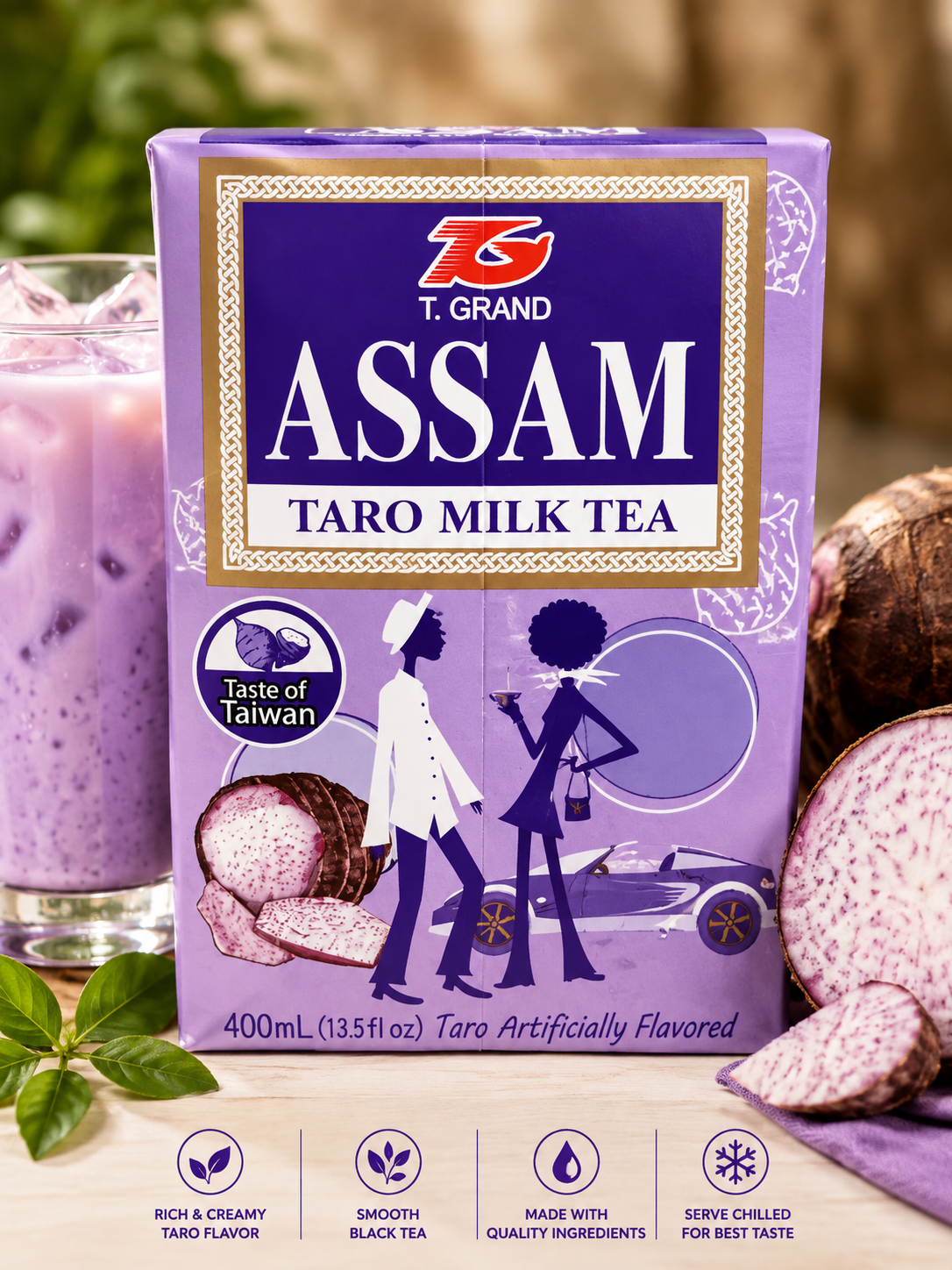 T. Grand Assam Taro Milk Tea