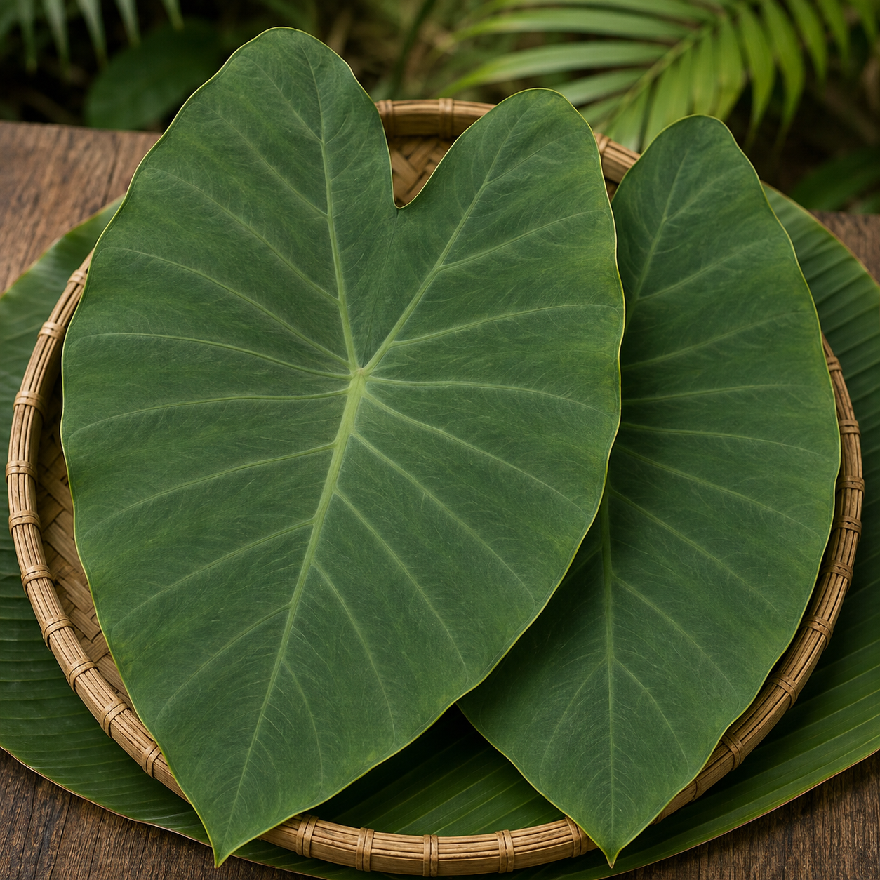 Taro Leaves