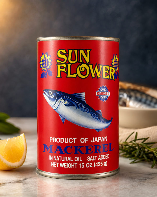 Sun Flower Mackerel in Natural Oil