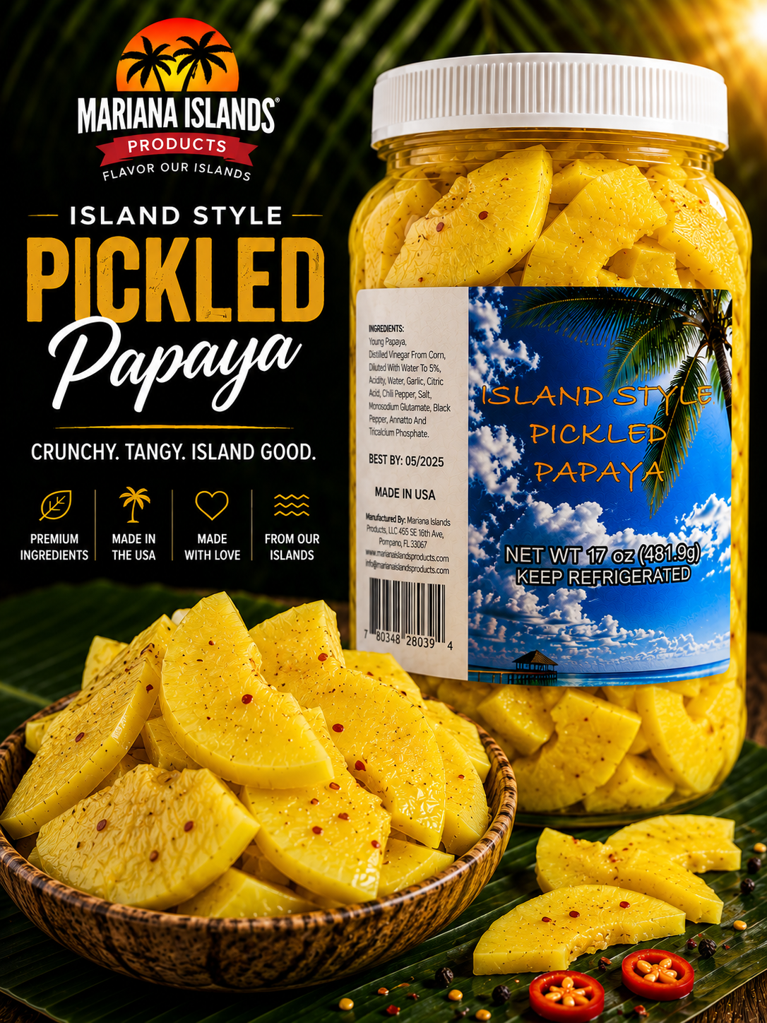 Island Style Pickled Papaya