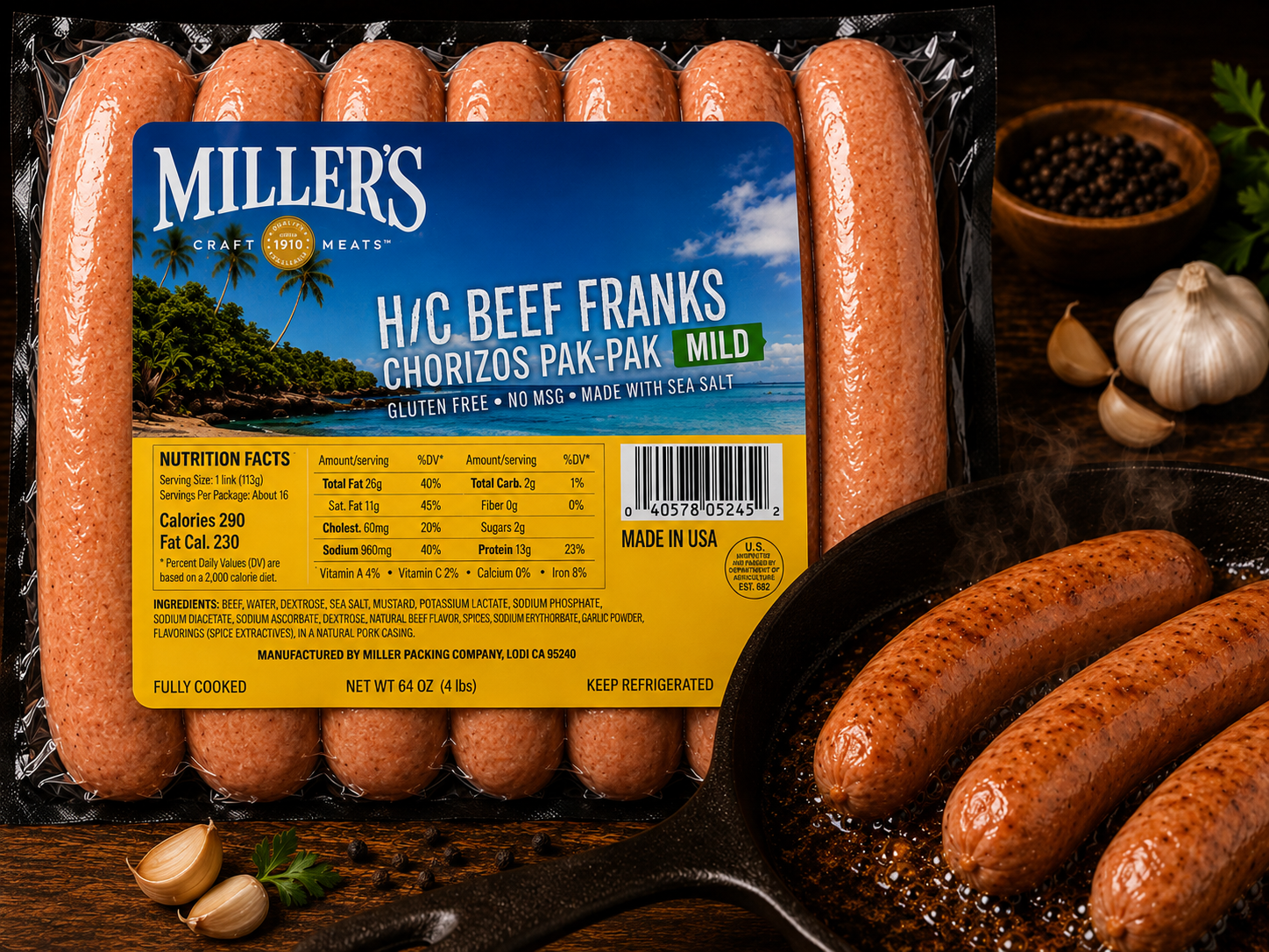 Miller’s Chorizo Pakpak