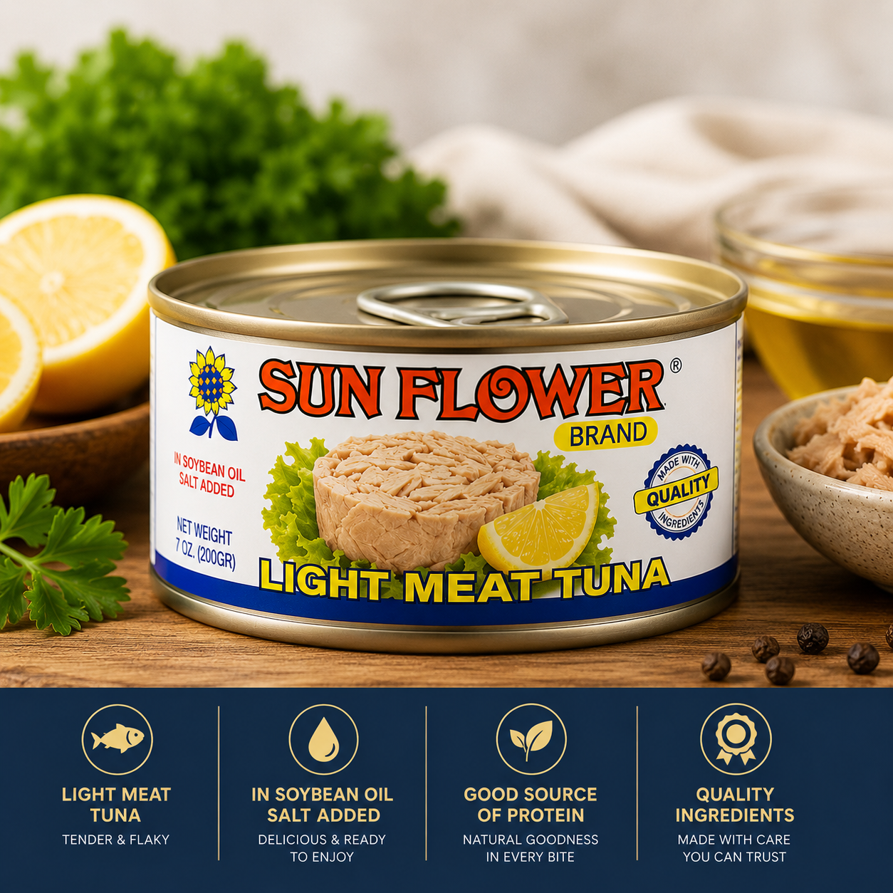 Sun Flower Light Meat Tuna