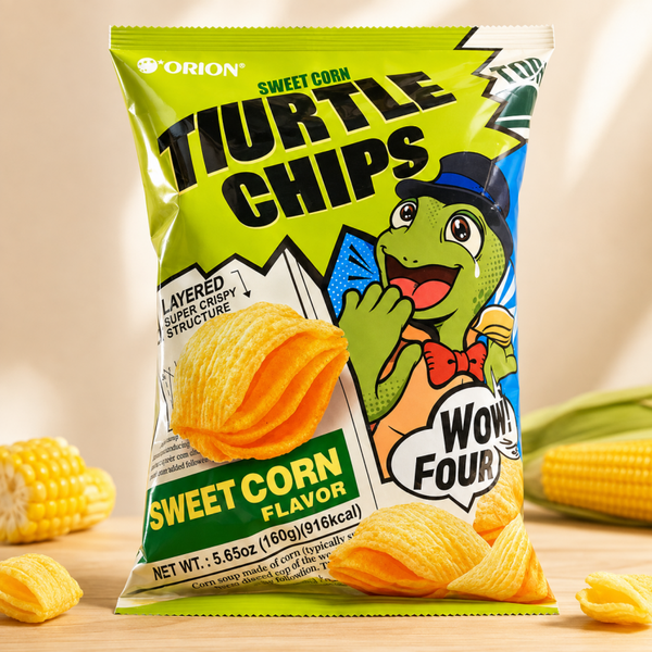 Orion Sweet Corn Turtle Chips