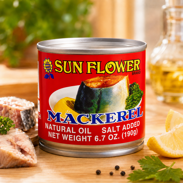 Sun Flower Mackerel in Natural Oil