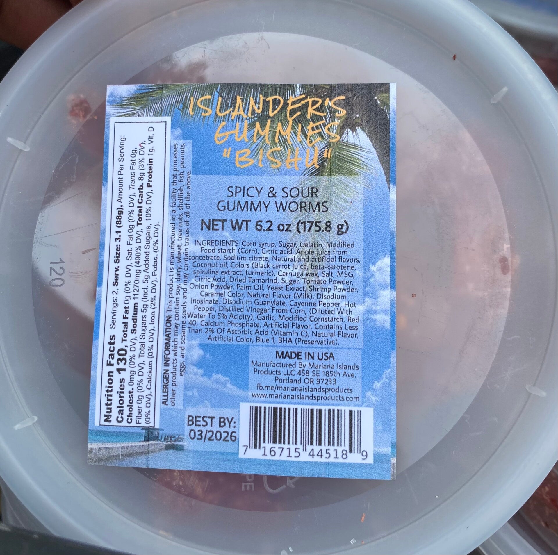 Islander’s Gummies (Worms)