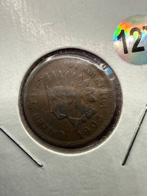 USA Indian Head Cent 1905 — Bronze