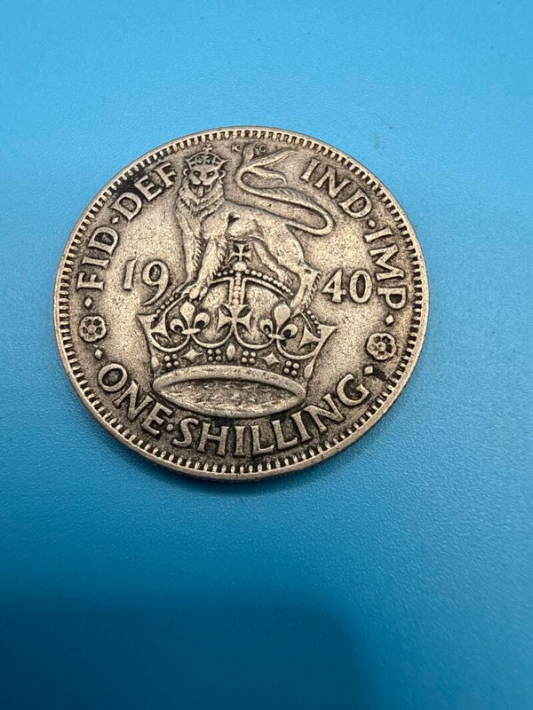 Great Britain 1940 — One Shilling George VI, Silver