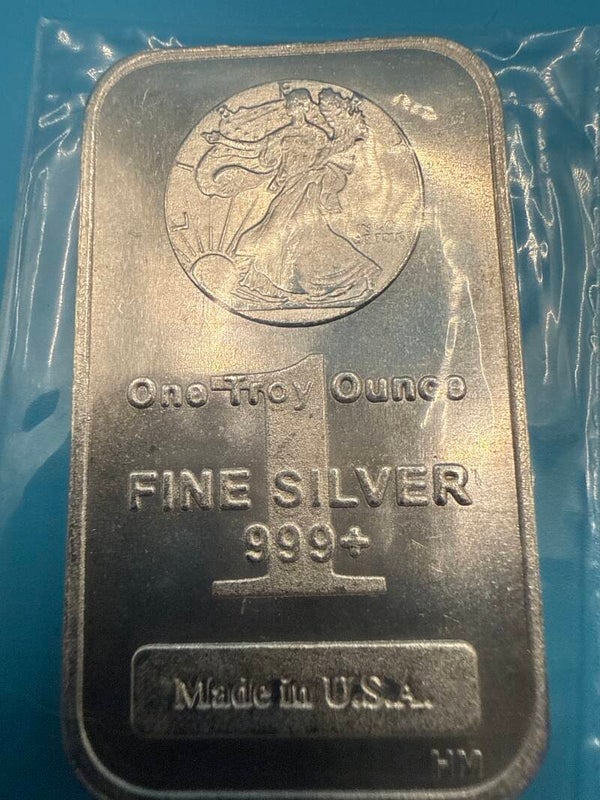 USA — Walking Liberty 1 oz Silver Bar, Highland Mint, .999 Fine