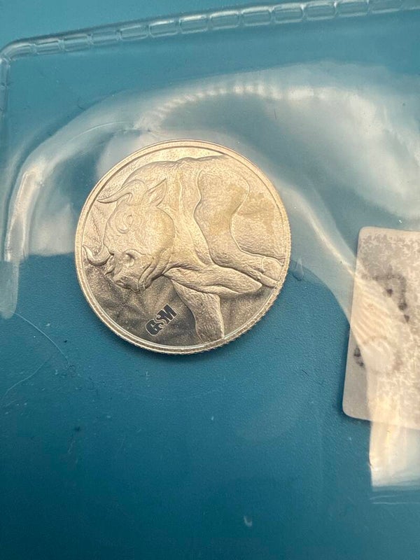 Bull vs Bear 1/10 oz .999 Silver Round — Golden State Mint (GSM