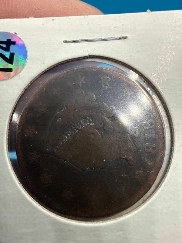 USA Large Cent 1838 — Coronet Head (Copper