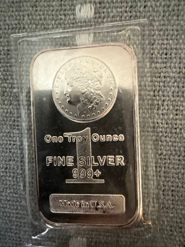 USA — Morgan Dollar 1 oz Silver Bar .999 Fine, Sealed