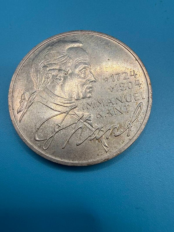 Germany 1974-D — 5 Mark Immanuel Kant, Silver