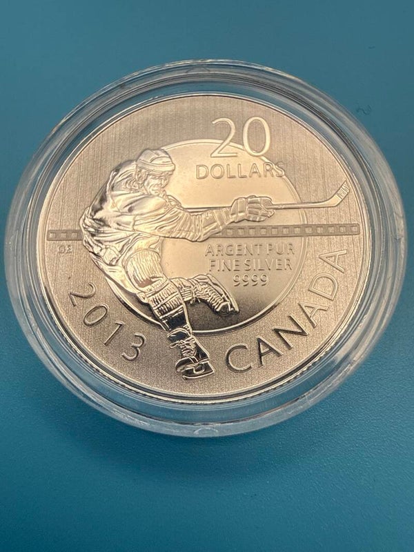 Canada 2013 — $20 Hockey, Fine Silver, 20 for 20