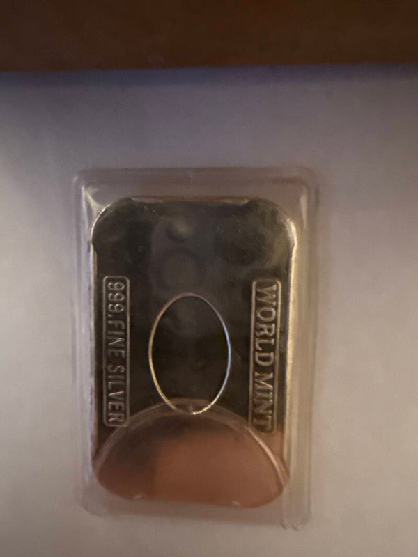 William & Helen Taft Silver Ingot — President & First Lady, .999 Fine Silver (World Mint