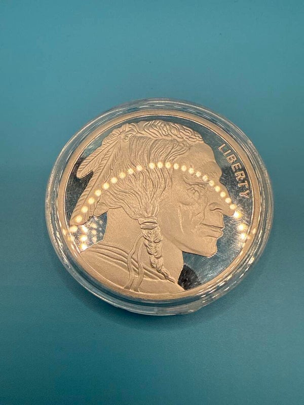 Buffalo 1 oz Silver Round, Golden State Mint, .999 Fine, BU
