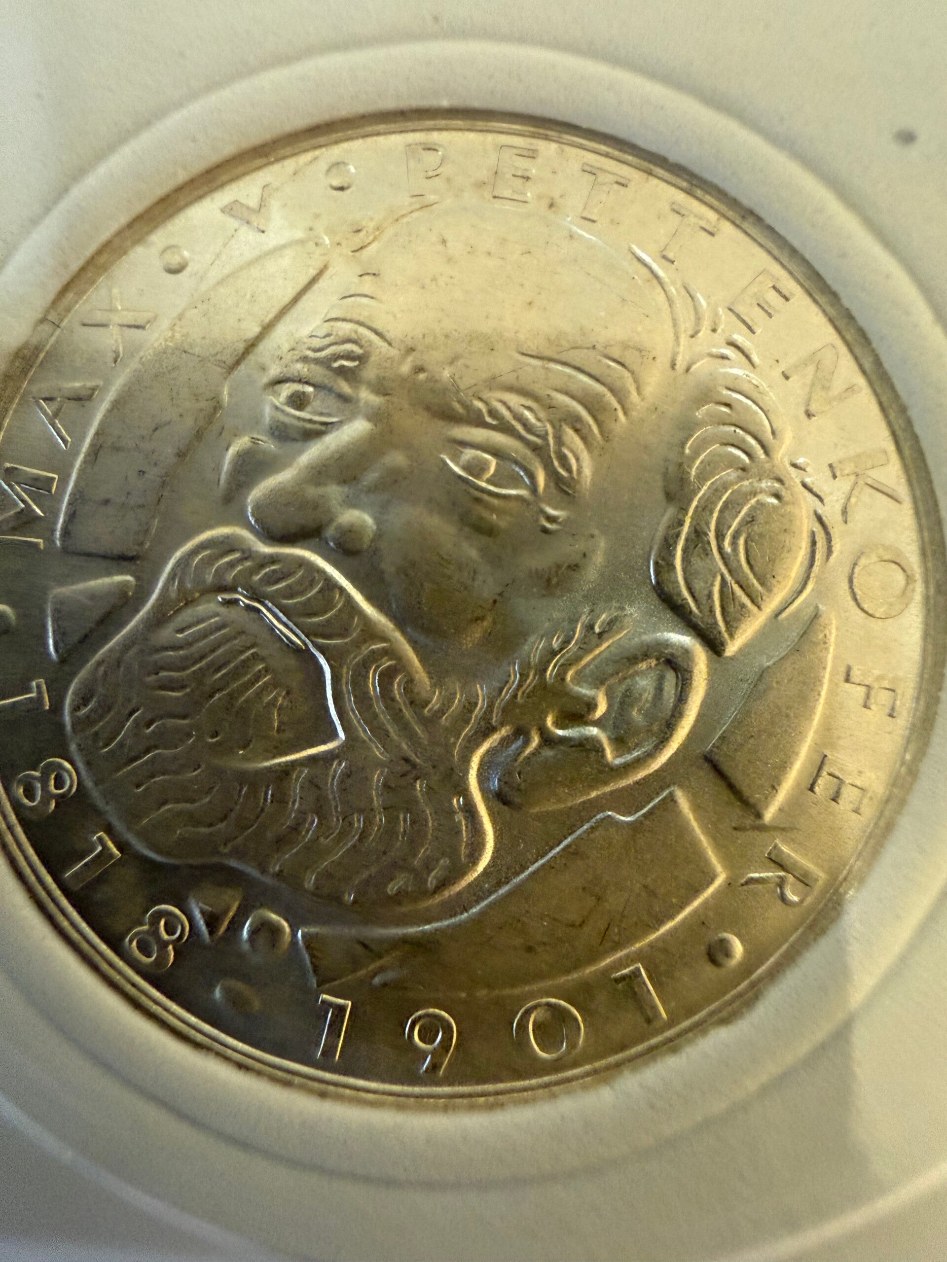 No 7 - Lot 4 Germany 5 Mark Silver 625 - Pettenkofer 1968 + Raiffeisen + Humboldt 1967 - $40 Each