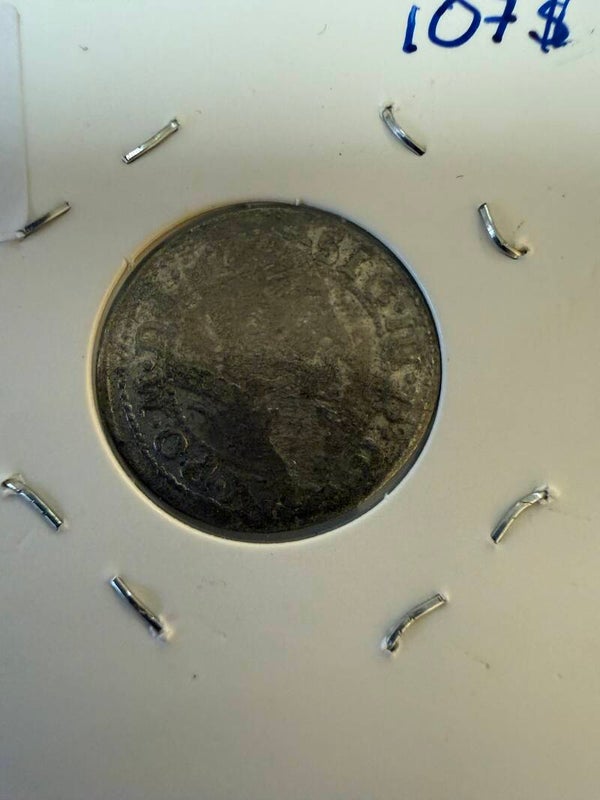 Old Polish Silver Coin — 17th–18th Century