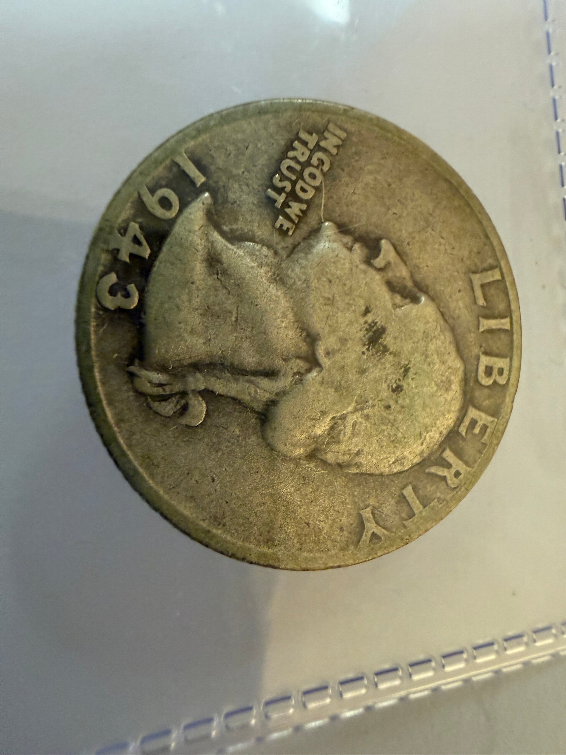 1943 Washington Quarter — WWII, 90% Silver