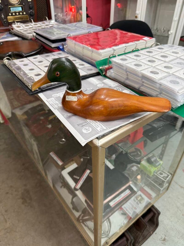 Wooden Mallard Drake Decoy — Baysville / Muskoka, Canada