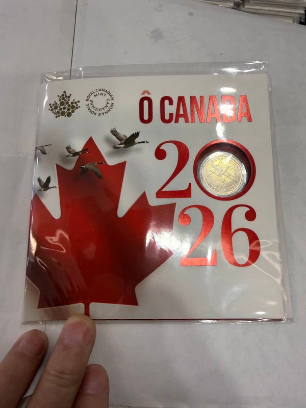 2026 O Canada Gift Card Set — 5-Coin Royal Canadian Mint Set