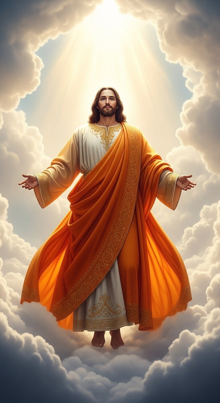 Christ in Heavenly Glory – Inspirational Printed Artwork