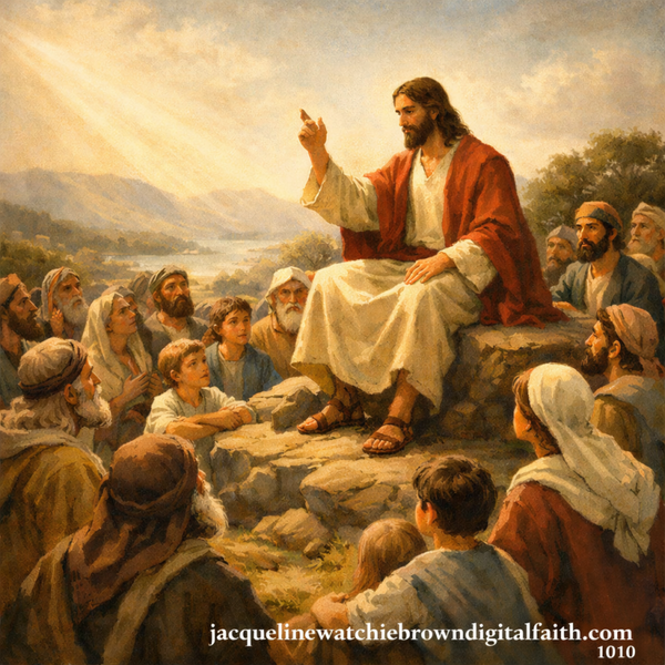 Jesus Teaching with Divine Wisdom