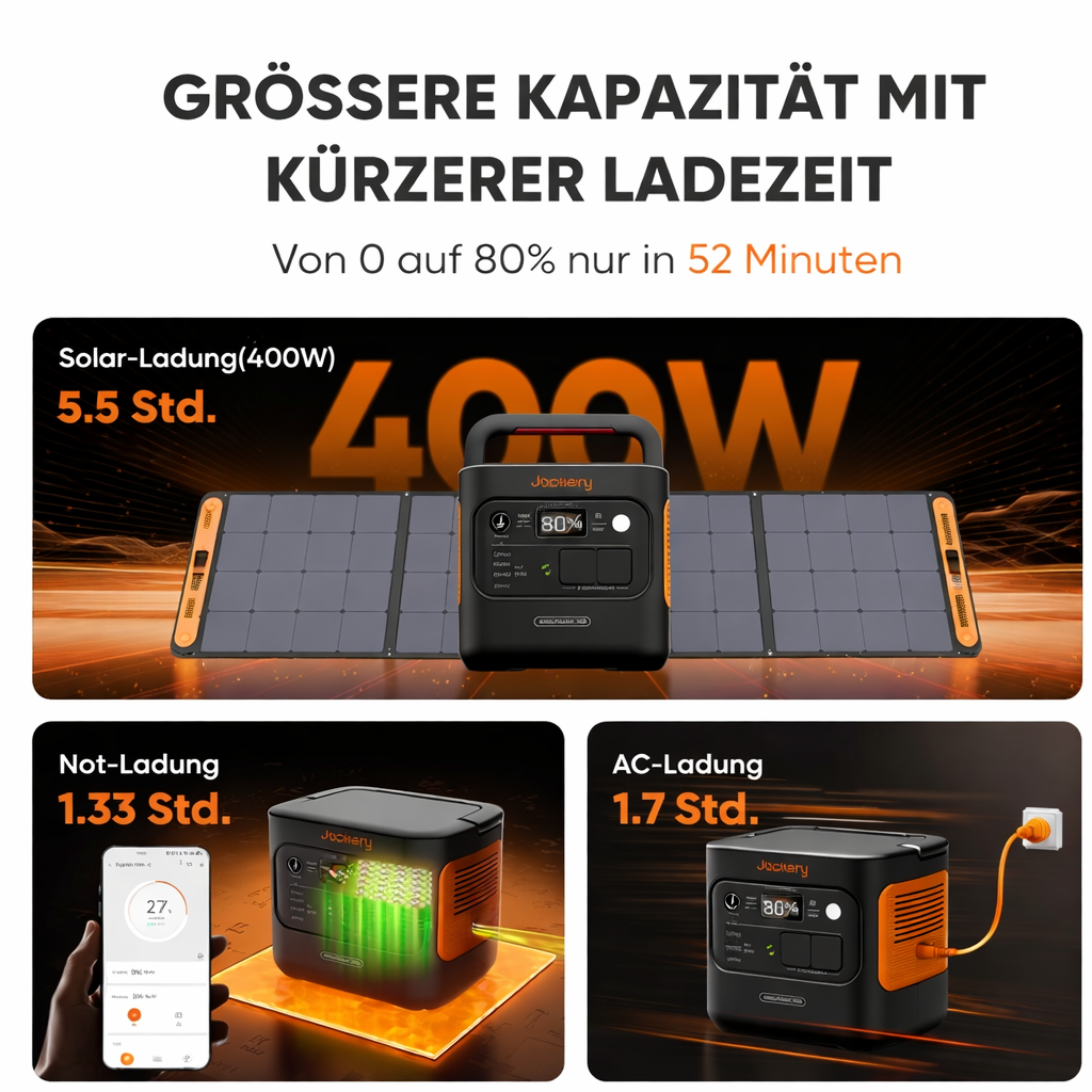 Tragbare Powerstation für Notstrom und Blackout Vorsorge im Haushalt