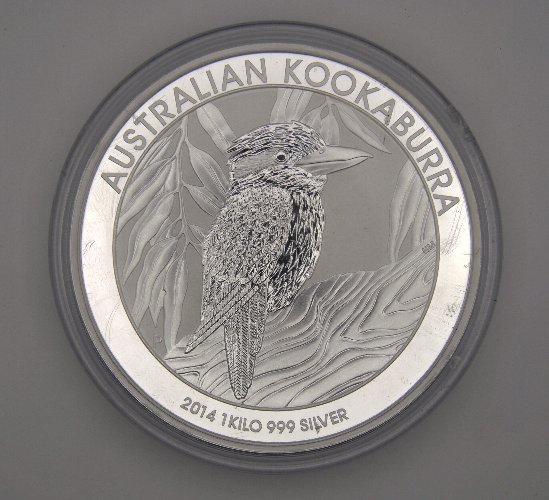 Australian Kookaburra 1 kilon hopea kolikko