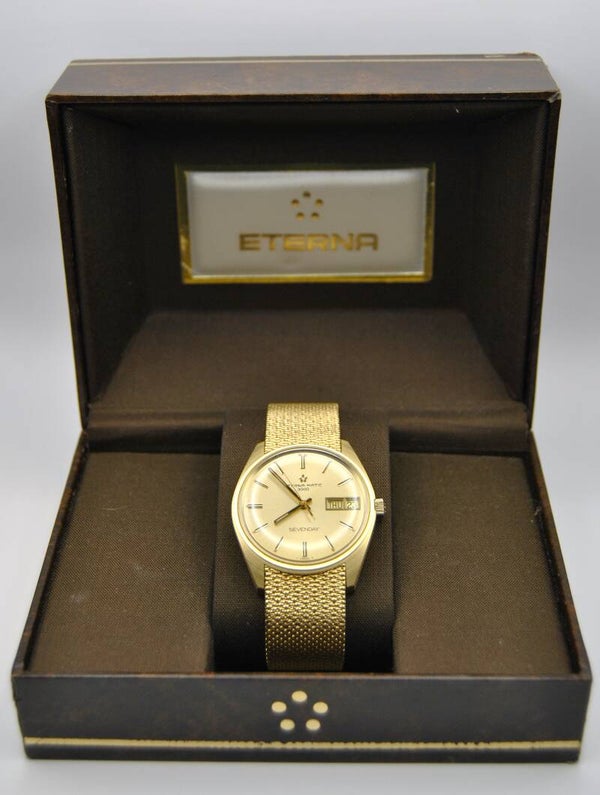 Vintage 18K ETERNA-MATIC SEVENDAY
