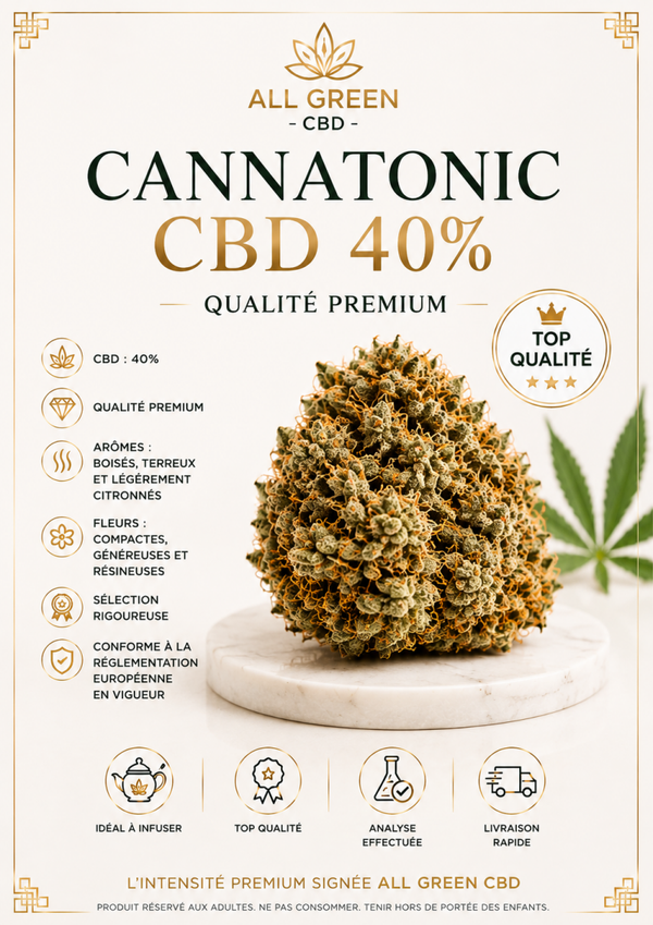 CANNATONIC CBD 40% QUALITÉ PREMIUM