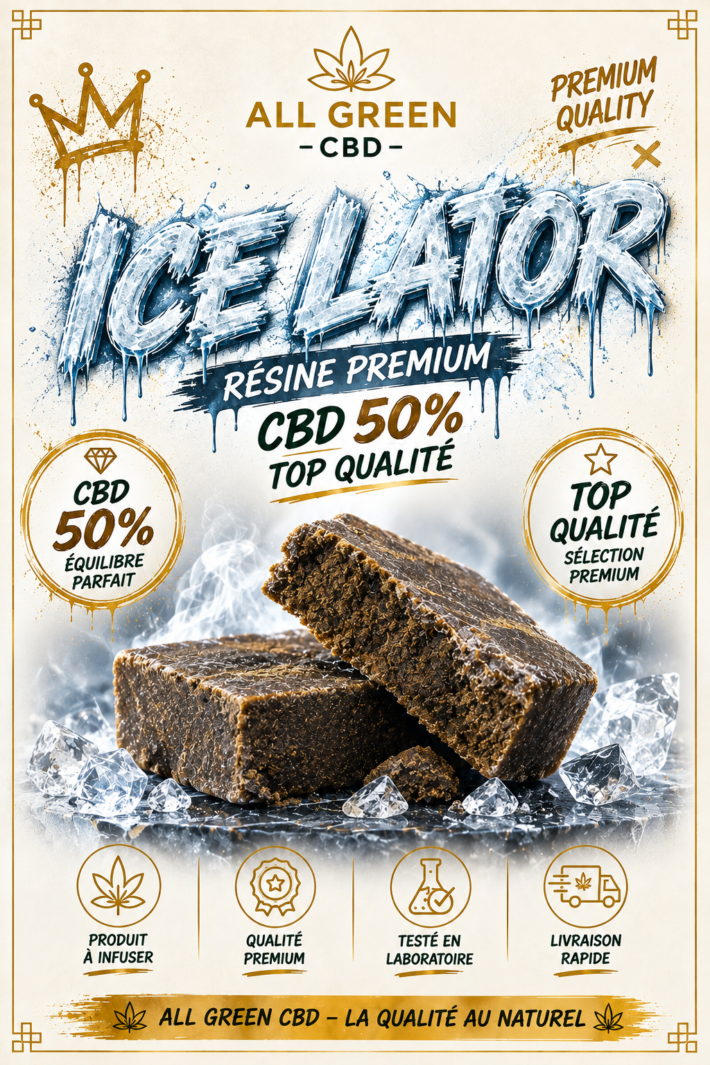 Ice lator CBD 50%