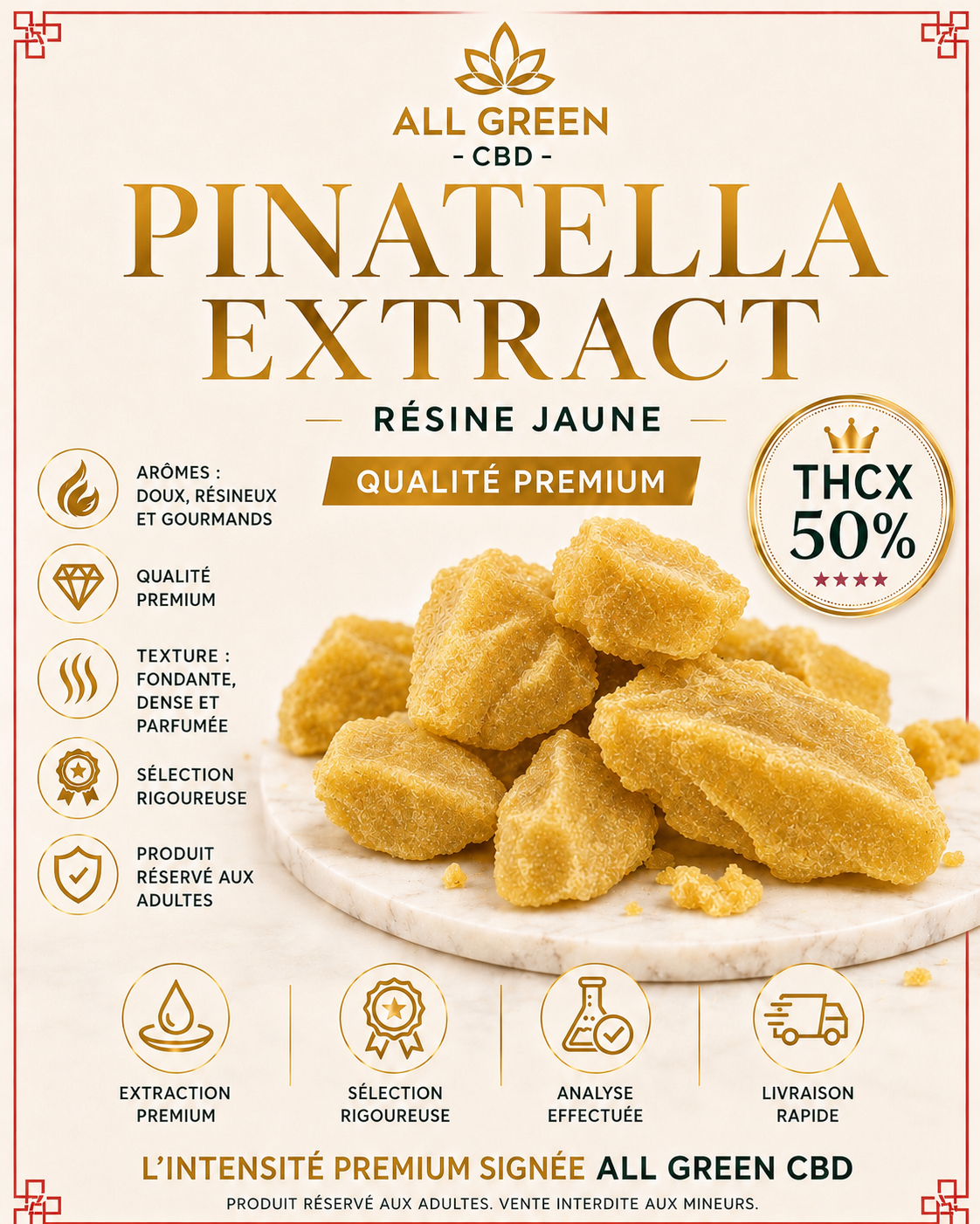 PINATELLA x-tract – THCX 50% passion