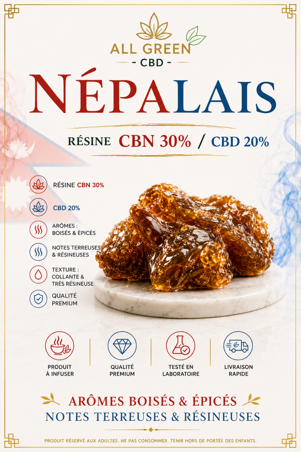 NÉPALAIS  CBN 30% / CBD 20%