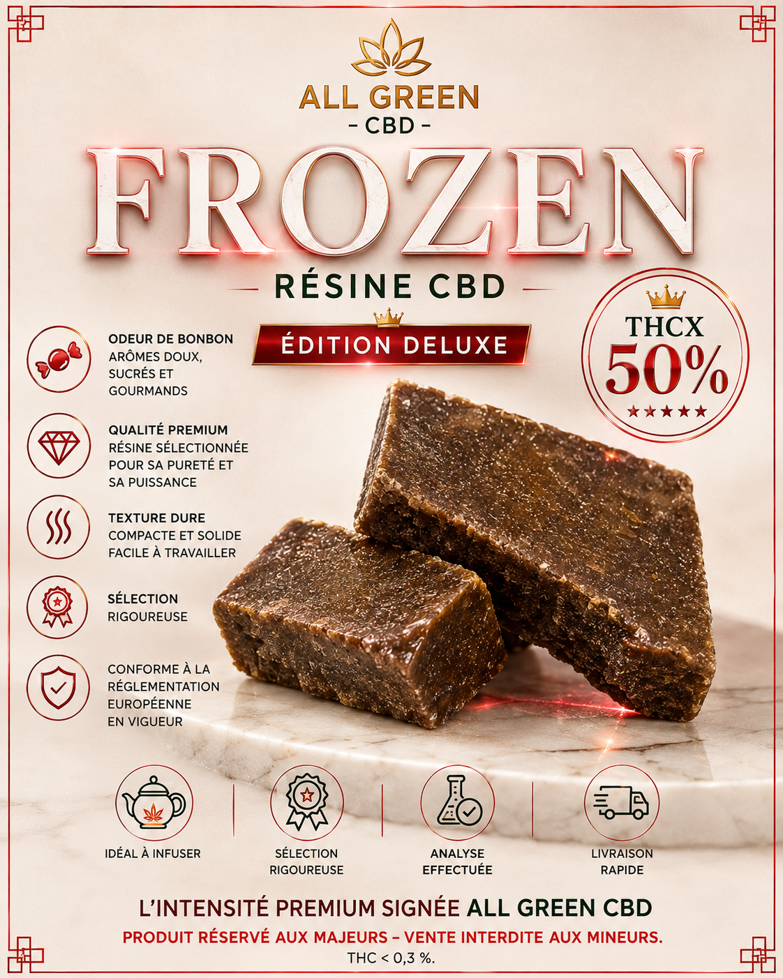 FROZEN THCX prenium 50%