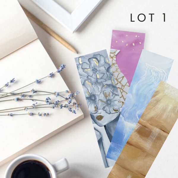 LOT DE 4 MARQUES PAGES